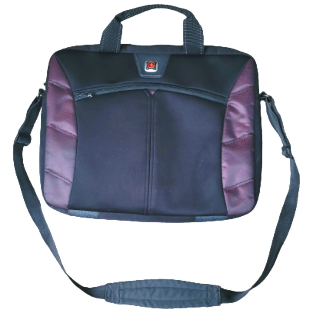 SWISSGEAR Laptop case, purple and black, with strap, women, men, kids